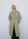 Abrigo Trench Dulce Beige Talla 24 Mujer Mango