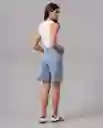 Bermuda Denim Mujer Azul Rivera Medio Talla 6 41948 Rifle