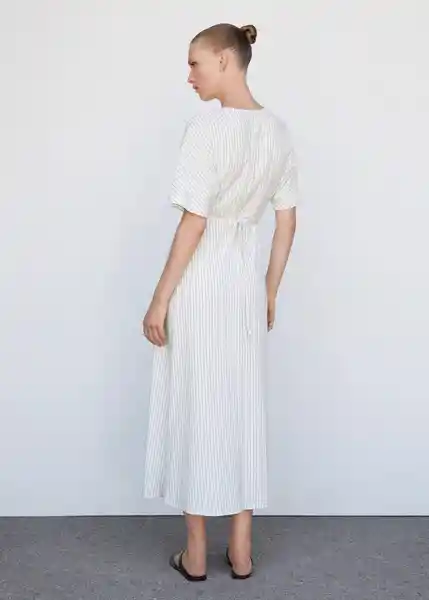 Vestido Dalas Crudo Talla S Mujer Mango