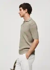 Camisa Polo Silvio Musgo Talla XXL Hombre Mango