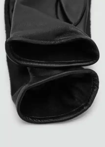 Guantes Beth Negro Talla S Mujer Mango