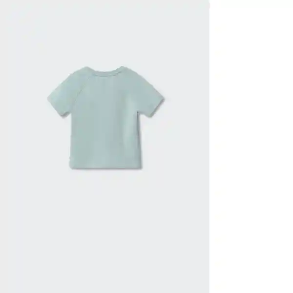 Camiseta Discover Verde Pastel Talla 69 Niños Mango