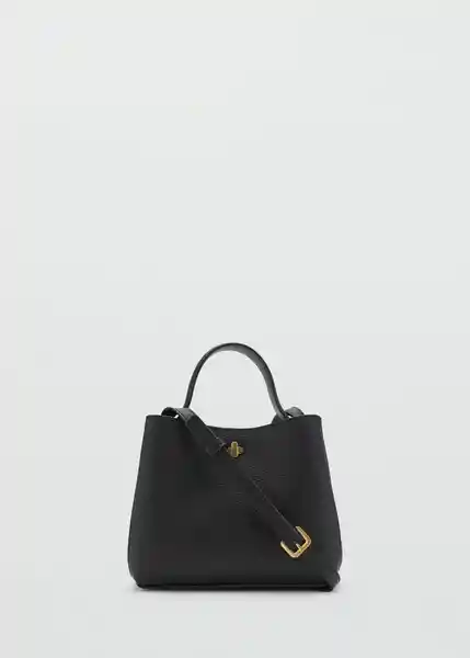 Bolso P Pedra Negro Talla 99 Mujer Mango