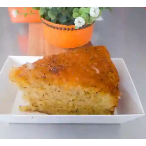 Porción de torta artesanal