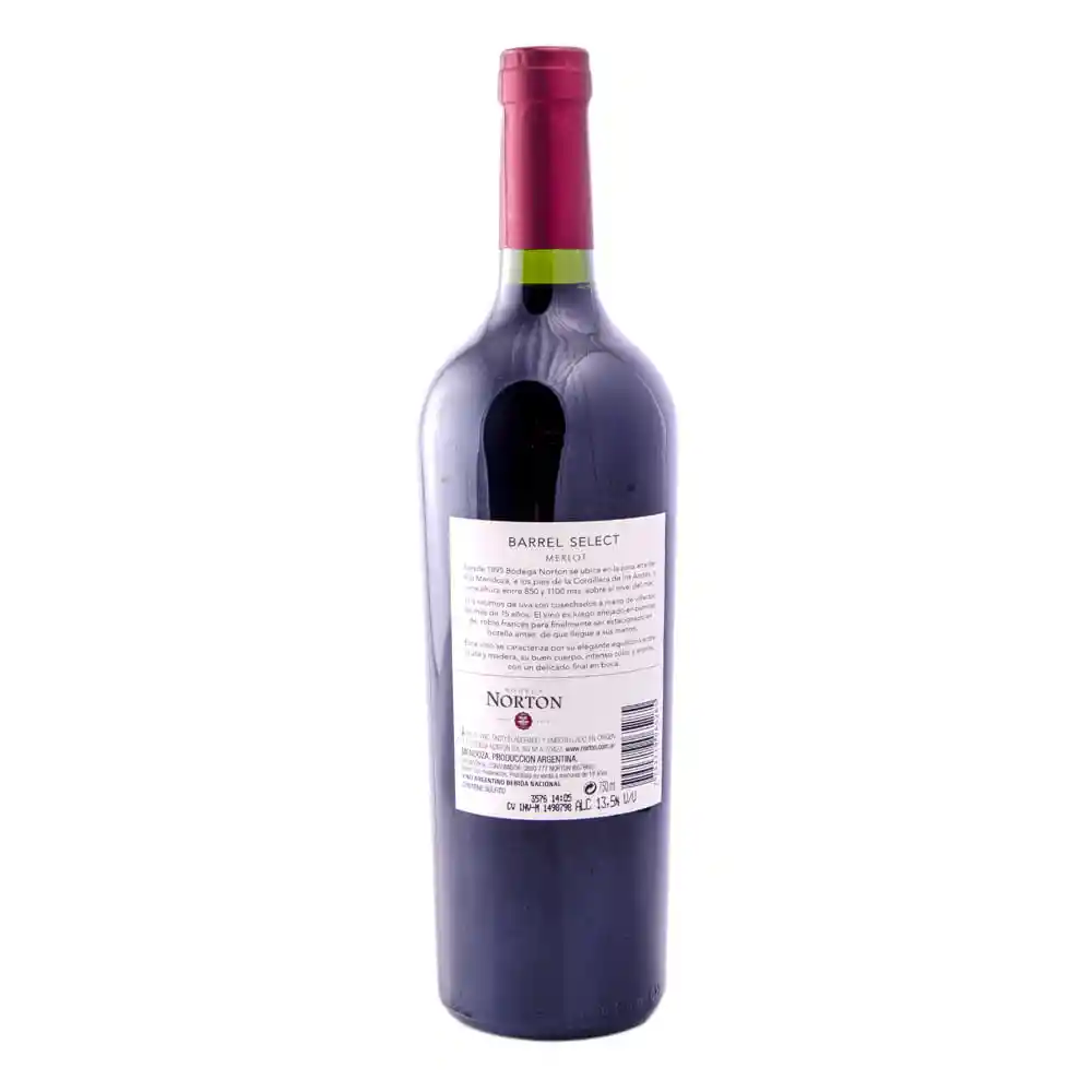 Norton Vino Tinto Roble Merlot Botella