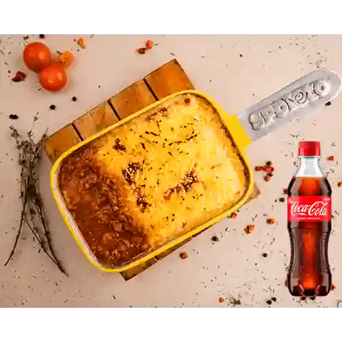 Lasagna Boloñesa + Coca Cola 400ml