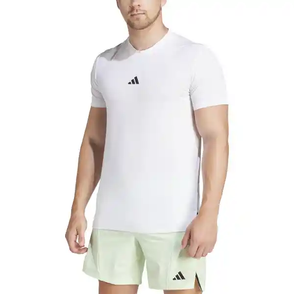 Adidas Camiseta D4t Tee Hombre Blanco M IS3808