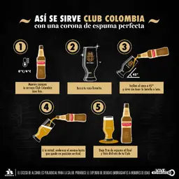 Club Colombia Cerveza Dorada en Lata