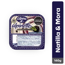Alpina Alimento Lácteo Alpinette Navidad Natilla 140 g
