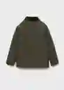 Abrigo Anorak Husky Khaki Talla 10 Niños Mango