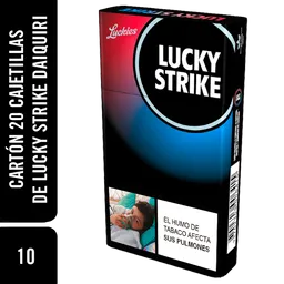 Lucky Strike Cigarrillos Cartón De Daiquiri X 10