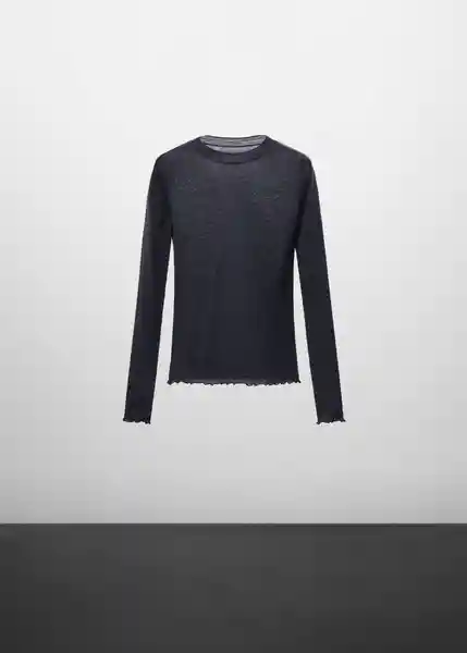 Jersey Biscayne Antracita Talla S Mujer Mango