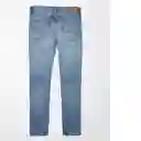 Jean Slim Straight Hombre Azul Talla: 36 x 30 American Eagle