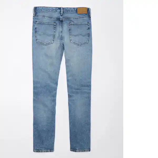 Jean Slim Straight Hombre Azul Talla: 36 x 30 American Eagle