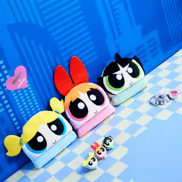 Manta Con Capucha Burbuja Serie Las Chicas Superpoderosas Miniso