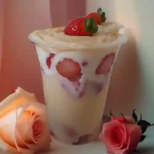 Fresas Crema Artesanal Arequipe 12 Onza
