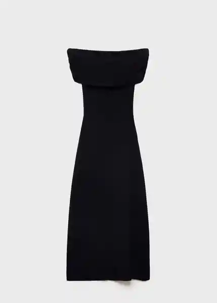 Vestido Lola Negro Talla S Mujer Mango