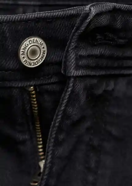 Jean Jan Tejano Negro Talla 40 Hombre Mango