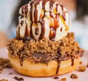 Donut Con Helado