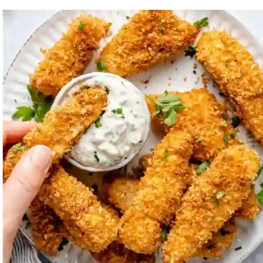 10 Deditos de pescado (fish stick)