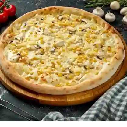 Pizza Champiñon con Maíz 22Cm + Gaseosa