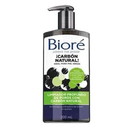  Biore Limpiador Profundo Para Poros Con Carbon Natural 