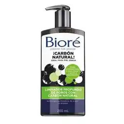  Biore Limpiador Profundo Para Poros Con Carbon Natural 