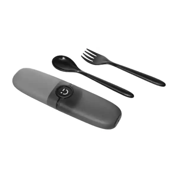 Juego Cubierto Cuchillo Cuchara y Tenedor Silver Grey Miniso