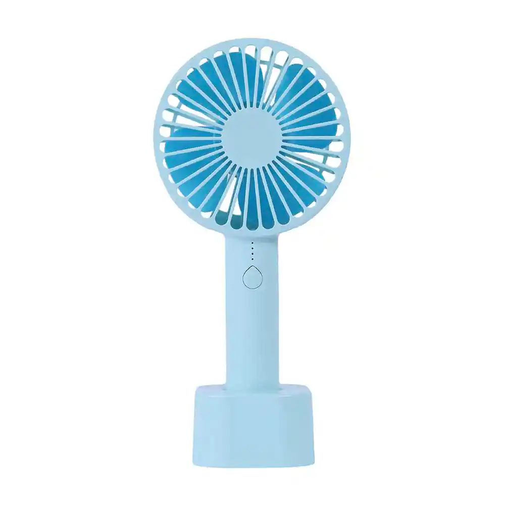 Ventilador Mini de Mano Con Base 1200 Mah Azul Miniso