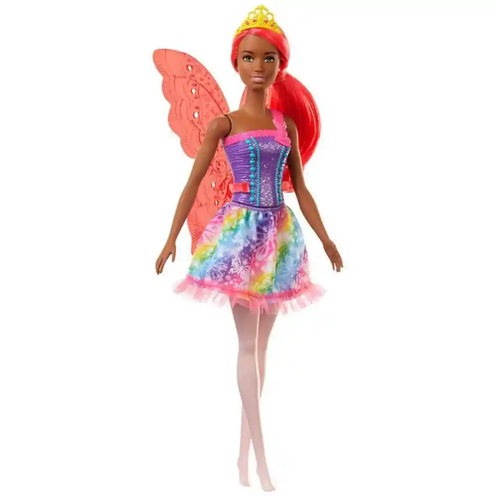 Barbie Muñeca Hada Con Vestido Brillante