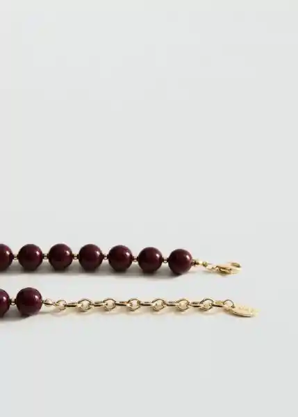 Collar Lada Granate Talla 99 Mujer Mango