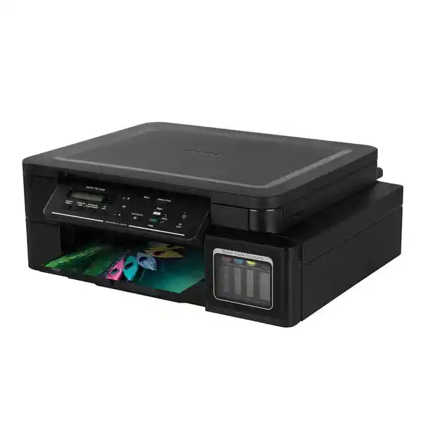 Brother Impresora Multifuncional Tanque de Tinta Negra DCP-T510W