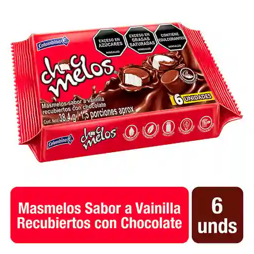Chocmelos Masmelo de Chocolate
