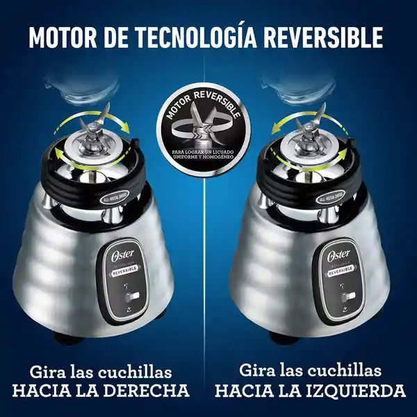 Oster Licuadora Clasica Motor Reversible Cromada Blast Beste