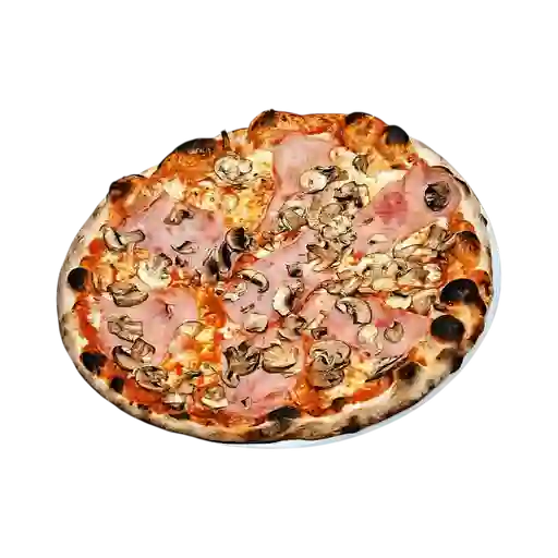 Pizza Jamón y Champiñones