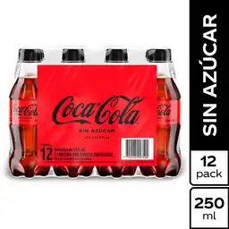 Coca-Cola Gaseosa Zero 250 mL