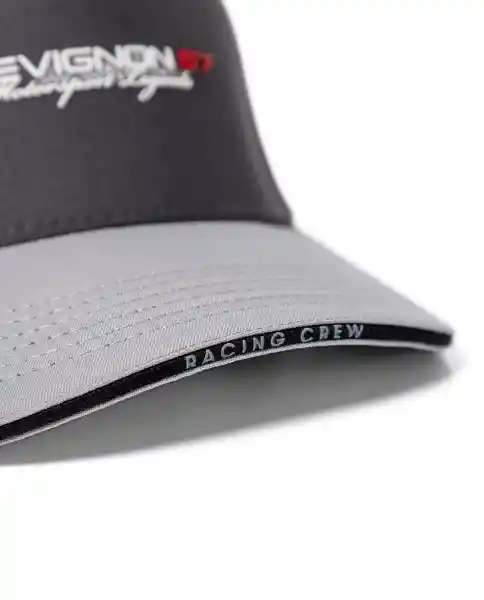 Gorra Ch Racing Unisex Gris Asfalto Oscuro Talla M Chevignon
