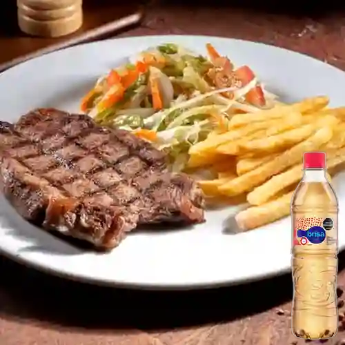 Combo Churrasco Pequeño +Brisa Sabor Manzana 600ML