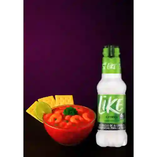 Seviche de Camaron+aperitivo Like