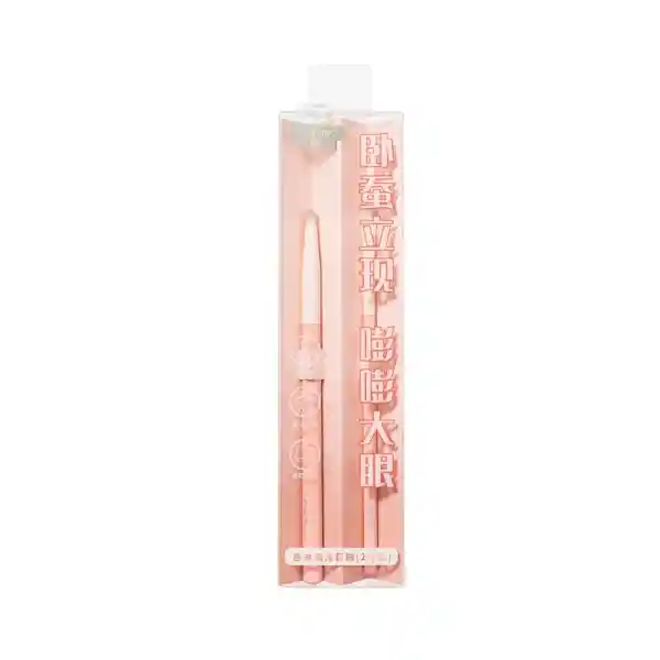 Set Brochas Finas Para Detalles e Iluminadores Peach Pink Miniso