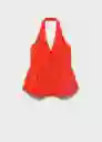 Chaleco Miso Coral Talla S Mujer Mango