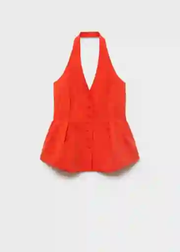 Chaleco Miso Coral Talla S Mujer Mango
