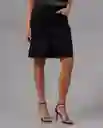 Falda Corta Mujer Negro Noche Ultraoscuro Talla 4 89568 Rifle