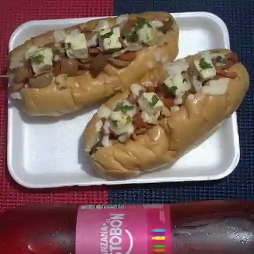 Combo 2x1 perro premium + gaseosa 1,5lt