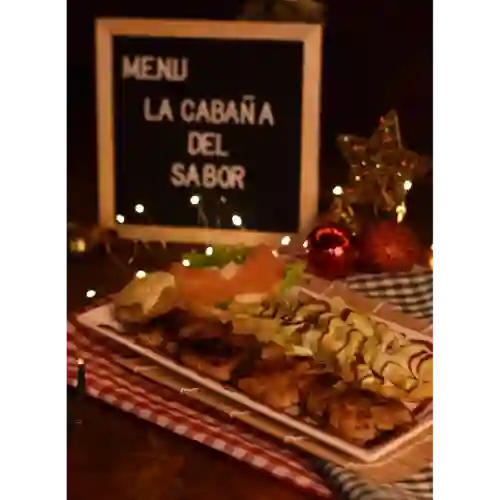 Chuzo de Pollo con Tocineta