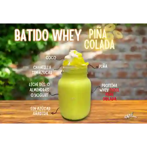 Batido Piña Colada Whey