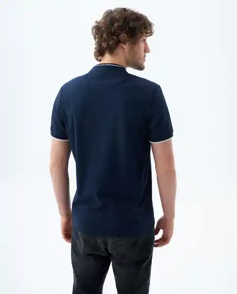 Camiseta Hombre Azul Talla XL 800G003_AZU194023 Americanino