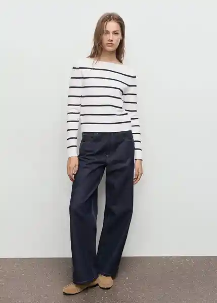 Saco Jersey Soho Crudo Talla S Mujer Mango