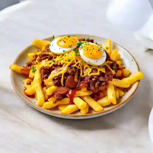 Salchipapas De Carne