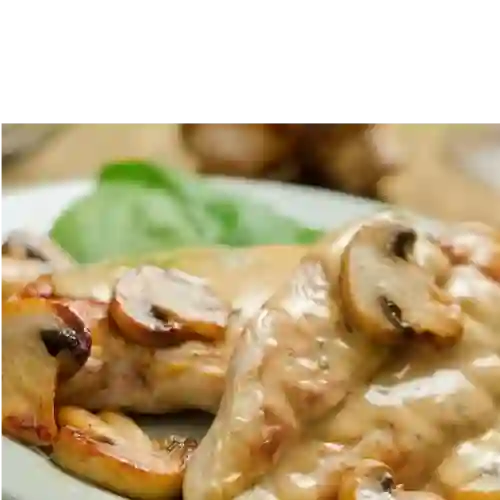 Pechuga en Salsa de Champiñones